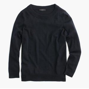 J. Crew Merino Tippi Sweater in black, size XS